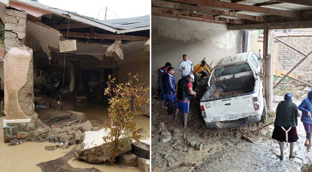 Lee más sobre el artículo Desborde de río por lluvia en Cotagaita destruyó 250 casas y unos 50 autos desaparecidos