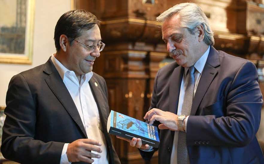 Lee más sobre el artículo Presidente de Argentina recibió a Luis Arce Catacora en Casa Rosada