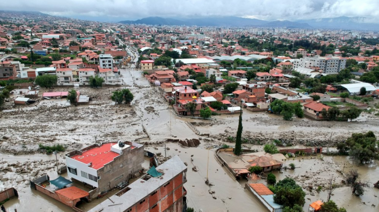 Lee más sobre el artículo Tiquipaya en emergencia: Hay 92 familias y 22 viviendas afectadas por la mazamorra