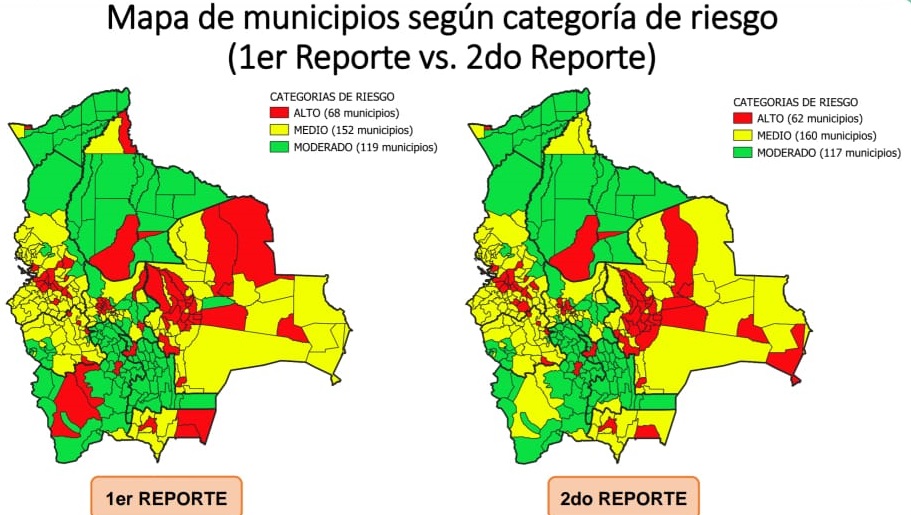 Lee más sobre el artículo Santa Cruz tiene casi el 50% de los municipios en riesgo alto por el coronavirus