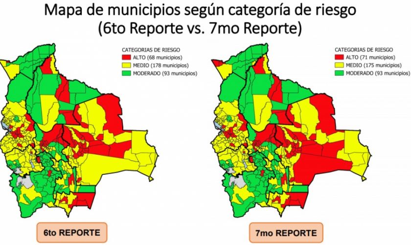 Lee más sobre el artículo Municipios en riesgo alto suben de 68 a 71 en  el país