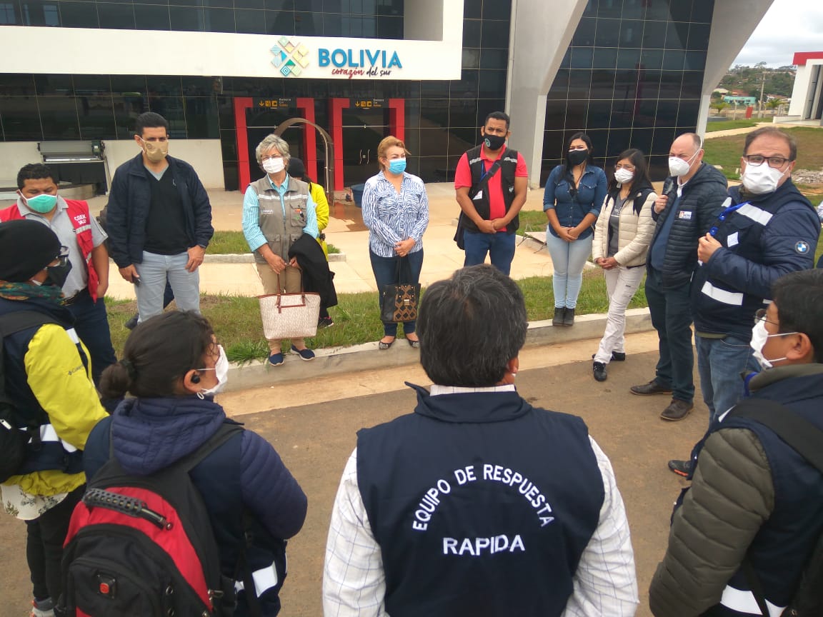 Lee más sobre el artículo Llegan médicos especialistas  a Pando para reforzar la lucha contra el coronavirus