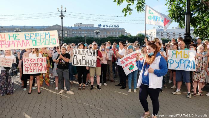 Lee más sobre el artículo Rusia: se reavivan las protestas en contra la detención de gobernador de Jabárovsk