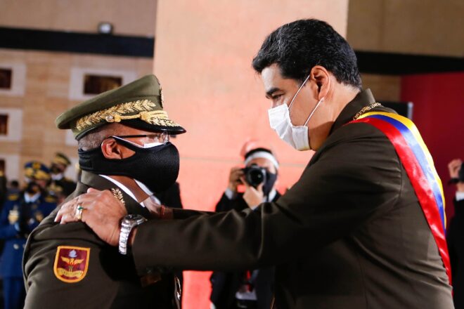 Lee más sobre el artículo Maduro otorga máximo rango militar a alto funcionario sancionado por UE y EEUU