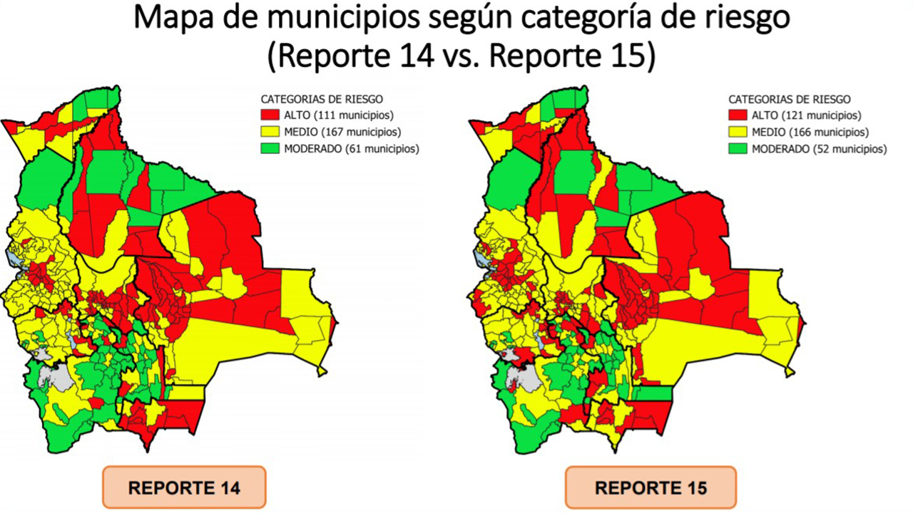 Lee más sobre el artículo 121 municipios están clasificados en Riesgo Alto