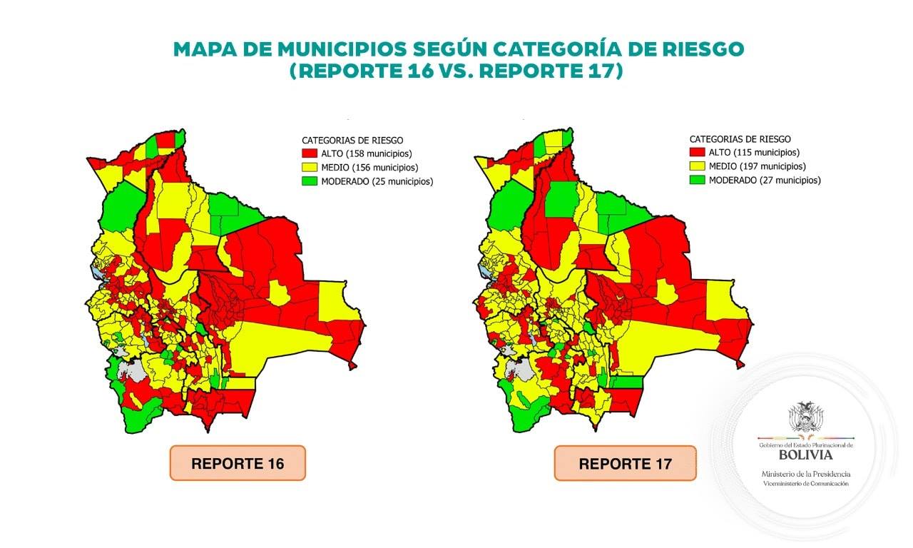 Lee más sobre el artículo Índice COVID: 115 municipios están en categoría de Riesgo Alto