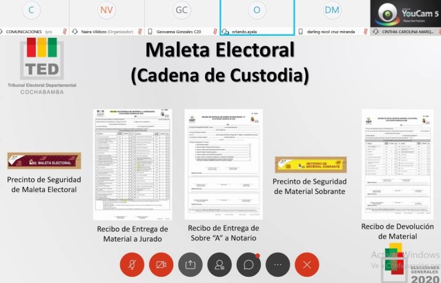 Lee más sobre el artículo Cochabamba: comienzan las capacitaciones virtuales para notarios electorales