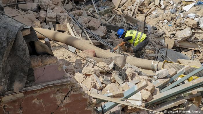 Lee más sobre el artículo Falsa alarma de rescatistas chilenos: no había supervivientes bajo escombros en Beirut