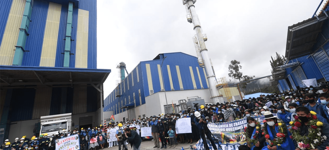 Lee más sobre el artículo Gobierno anuncia ampliación de la fábrica de envases de vidrio Envibol en Chuquisaca