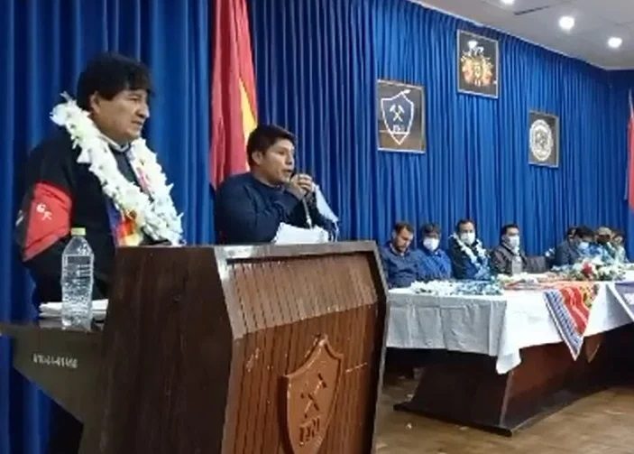 Lee más sobre el artículo Evo en Oruro: «En el oriente boliviano son pandilleros»