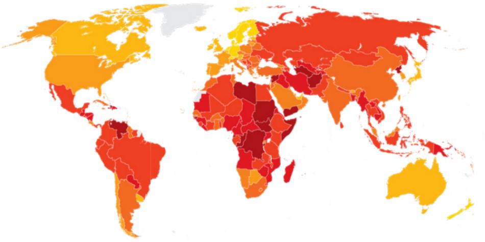 Lee más sobre el artículo Estos son los países más corruptos en el mundo