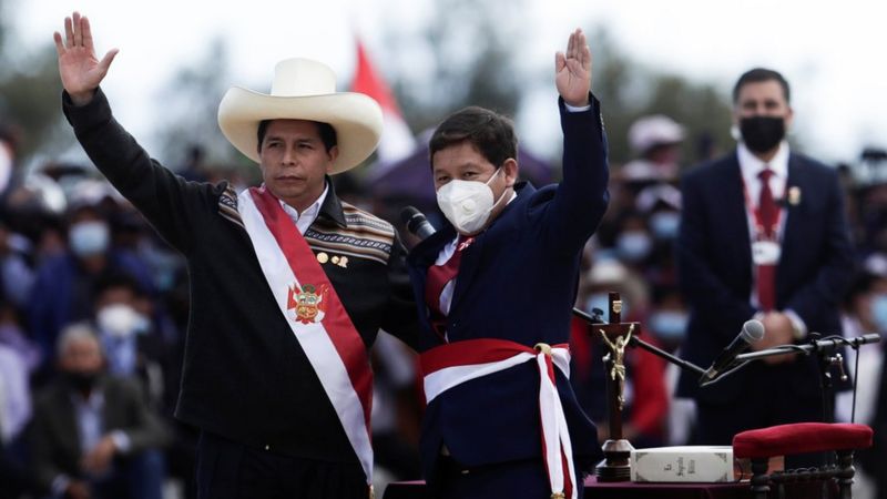 Lee más sobre el artículo Pedro Castillo: el nuevo gobierno de Perú arranca con polémica tras el nombramiento de Guido Bellido como primer ministro