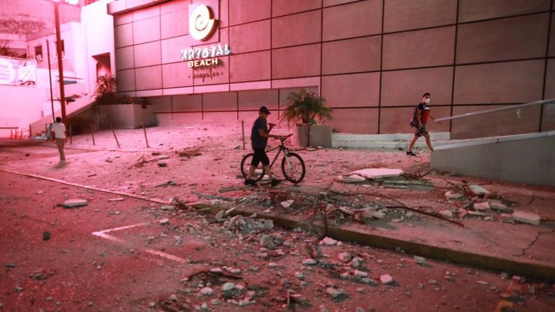 Lee más sobre el artículo Terremoto en México: un sismo de magnitud 7,1 y epicentro cerca de Acapulco sacude el centro y sur del país