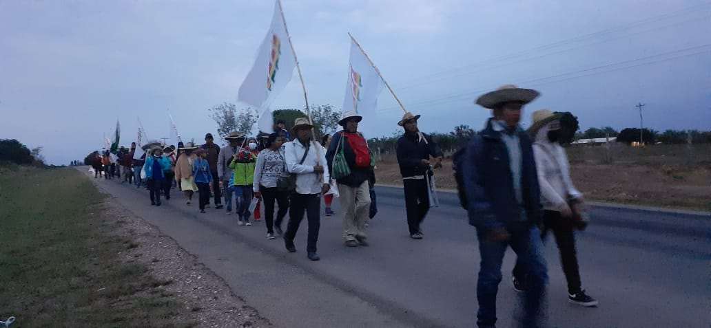 Lee más sobre el artículo Marcha indígena llegó hasta El Puente y anuncian su segunda sesión del parlamento para el fin de semana