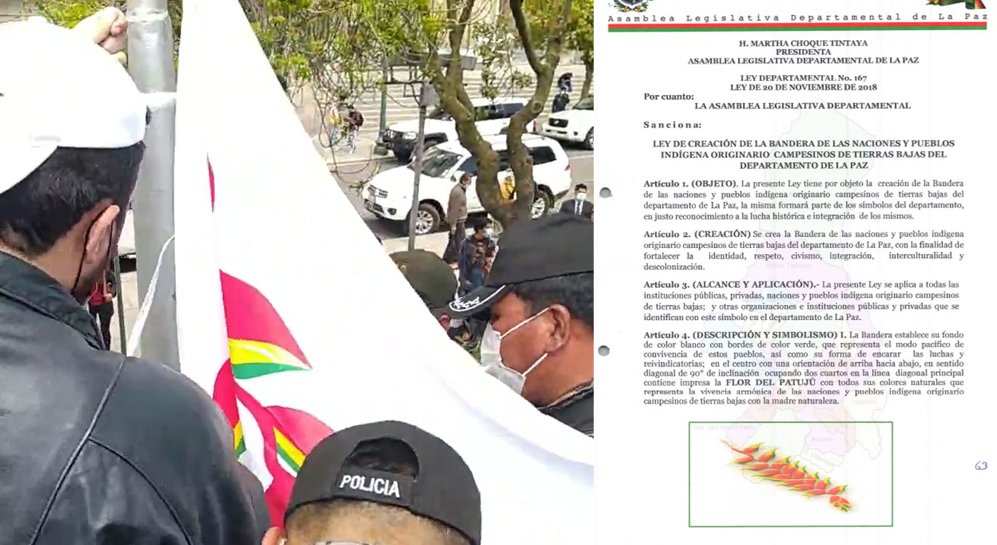 Lee más sobre el artículo Diputado paceño señala que bandera del patujú está reconocida por ley departamental y merece desagravio