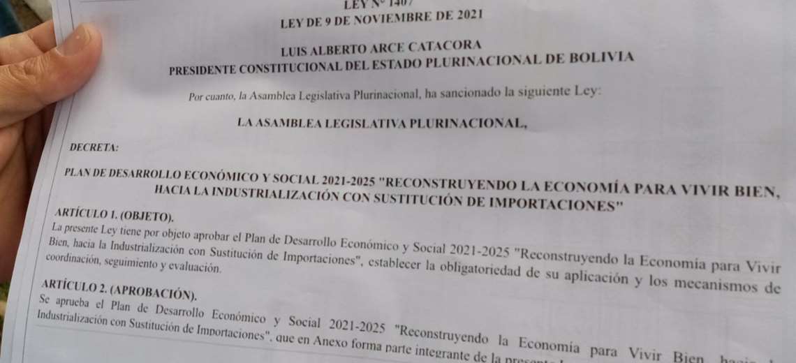 Lee más sobre el artículo Concejal Saavedra: El Gobierno promulgó la ley de Plan de Desarrollo Económico y Social con otro número