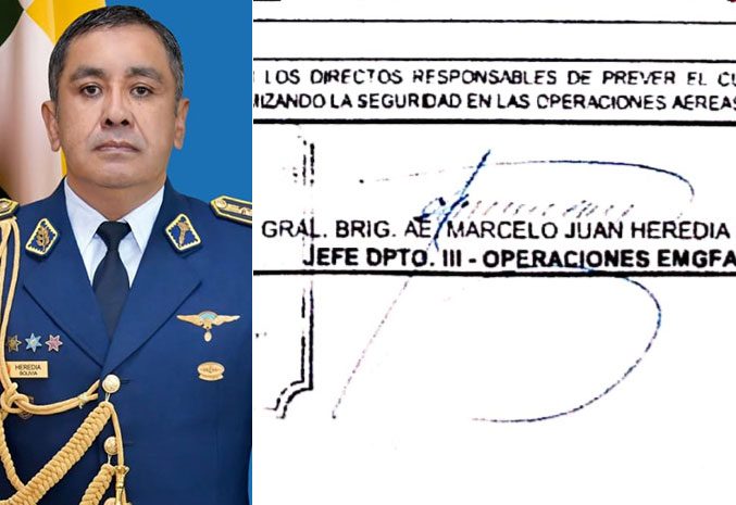 Lee más sobre el artículo FAB niega que la rúbrica en la autorización del vuelo de López y Murillo sea de su Comandante