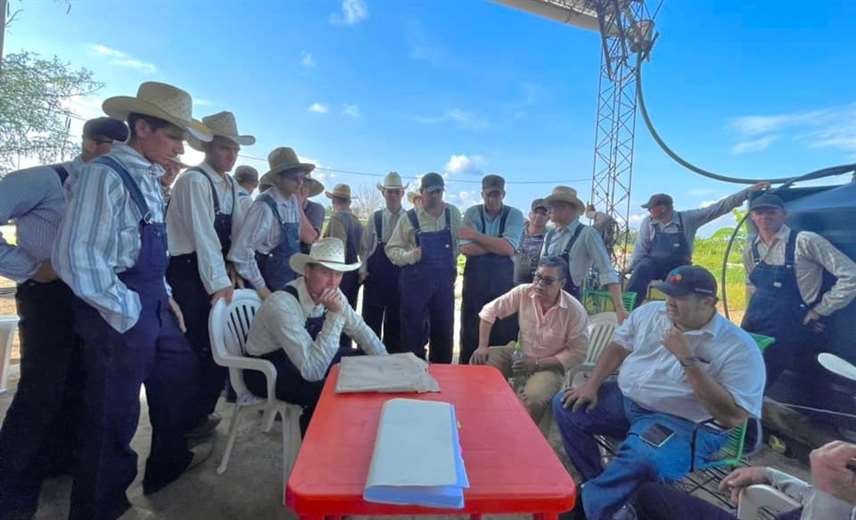 Lee más sobre el artículo Se frena temporalmente el desalojo de menonitas de Valle Verde; el INRA insiste en que ocupación es ilegal