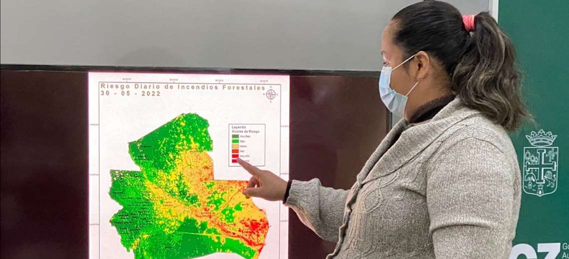 Lee más sobre el artículo El 16% del territorio cruceño está en riesgo medio de ocurrencia de incendios forestales