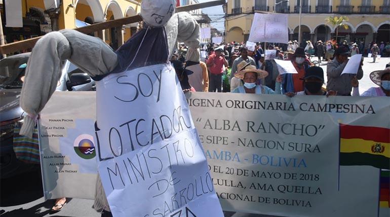 Lee más sobre el artículo Comité Contra el Tráfico de Tierras marcha y pide investigar a loteadores