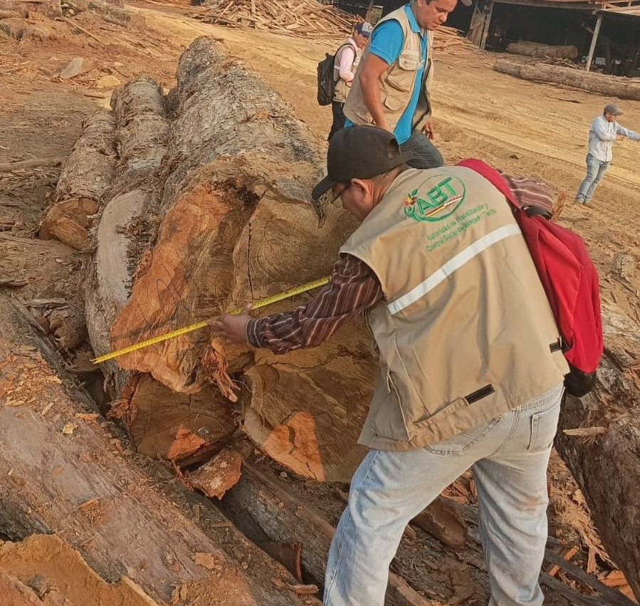Lee más sobre el artículo La ABT incauta gran cantidad de madera en una playa de acopio ilegal en Ixiamas