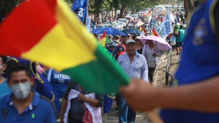 Lee más sobre el artículo La marcha del MAS hace una pausa; médicos, docentes y choferes dan plazo