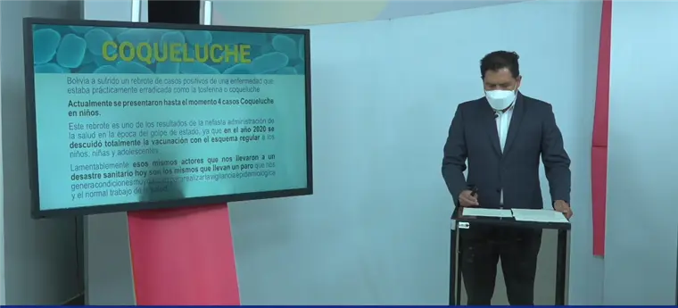 Lee más sobre el artículo Ministerio de Salud reporta un rebrote de coqueluche con cuatro casos en Santa Cruz