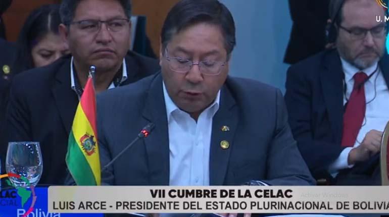 Lee más sobre el artículo En la Celac, Arce llama a condenar la violencia en la región y habla de las movilizaciones en Santa Cruz