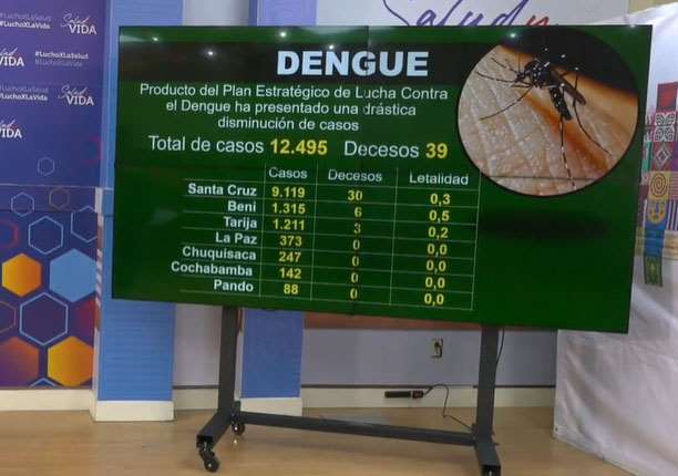 Lee más sobre el artículo Bolivia suma 39 muertos y 12.495 contagios de dengue
