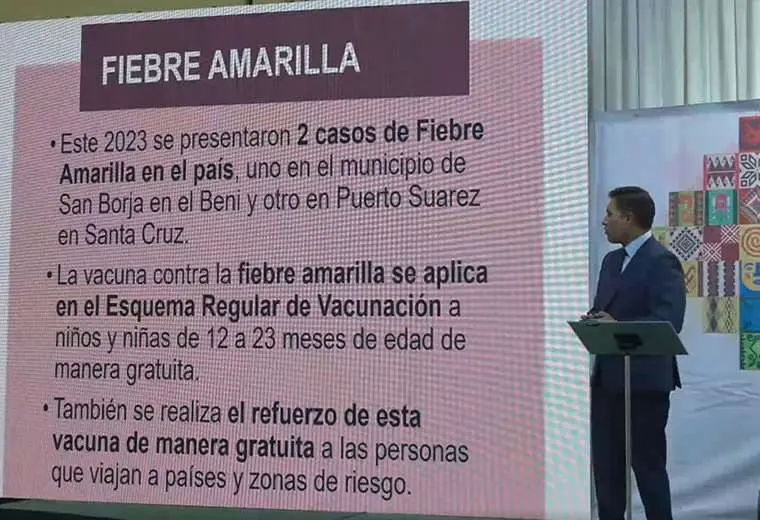 Lee más sobre el artículo Ministerio de Salud confirma dos casos de fiebre amarilla después de 19 años y dos nuevas muertes por dengue