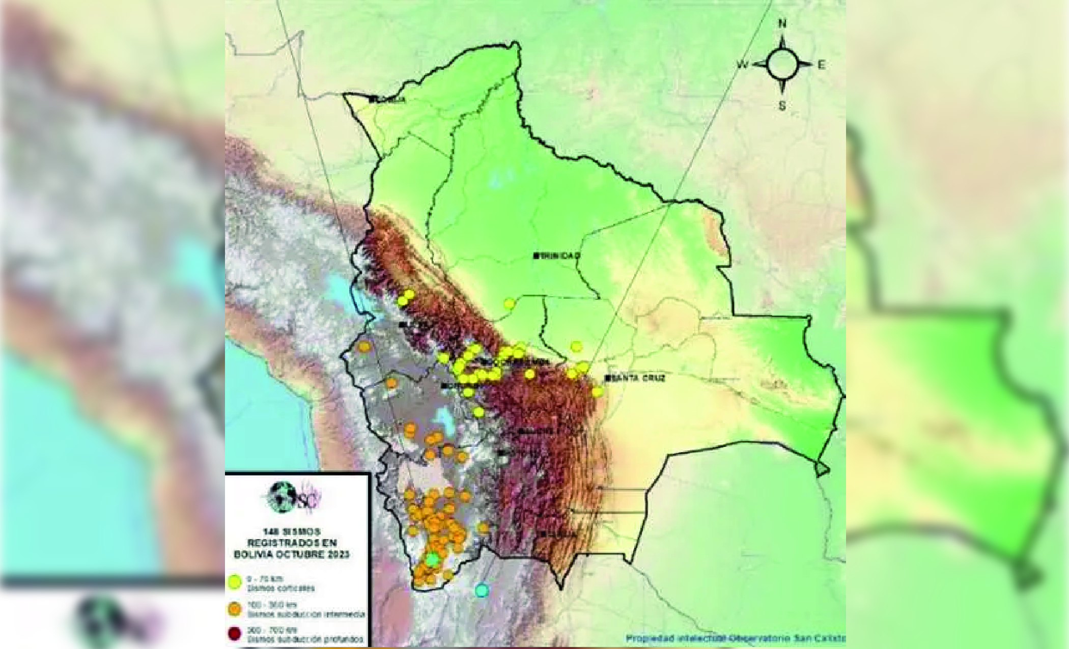 Lee más sobre el artículo Bolivia registró 148 actividades sísmicas en solo un mes